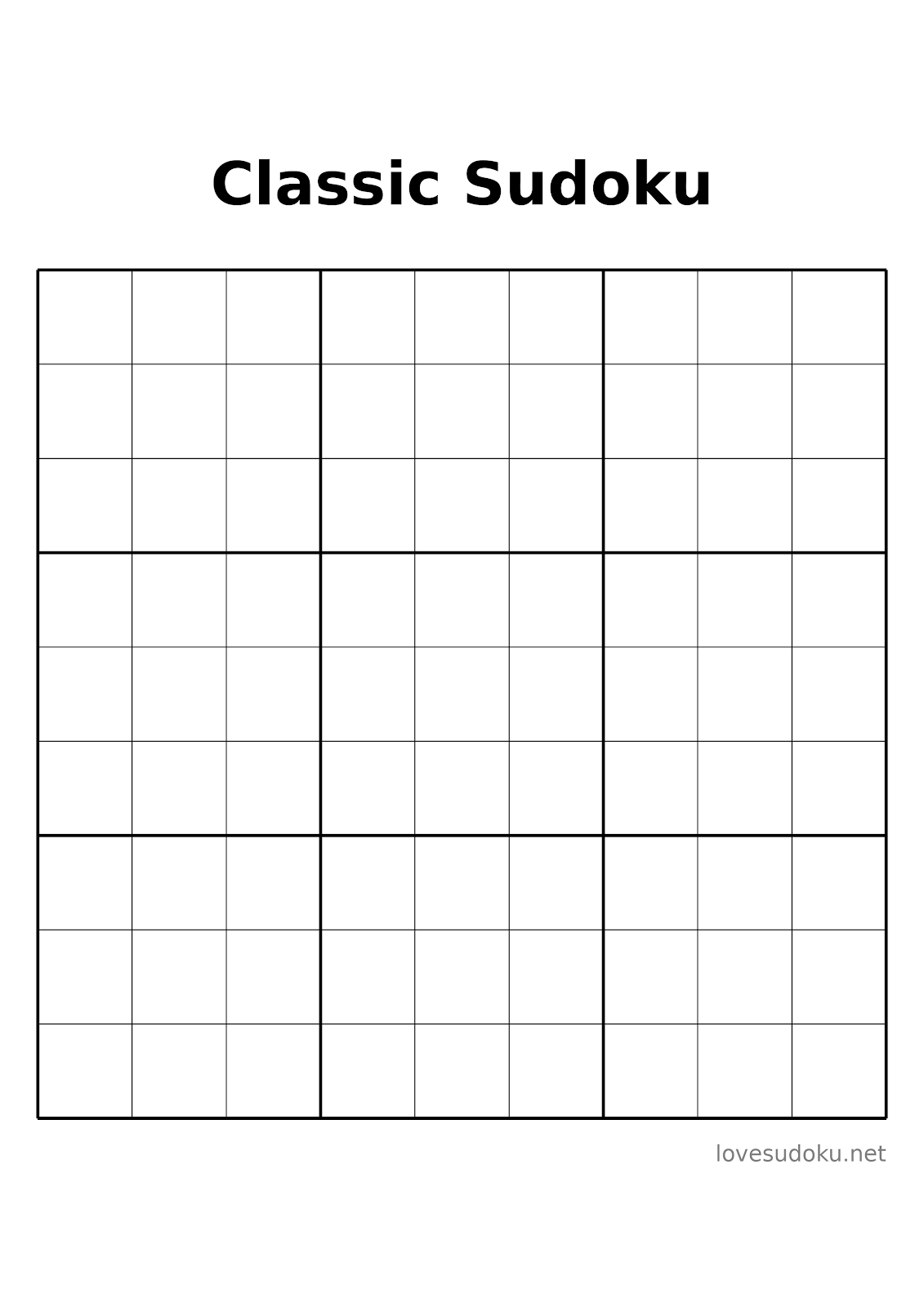 sudoku medium printable